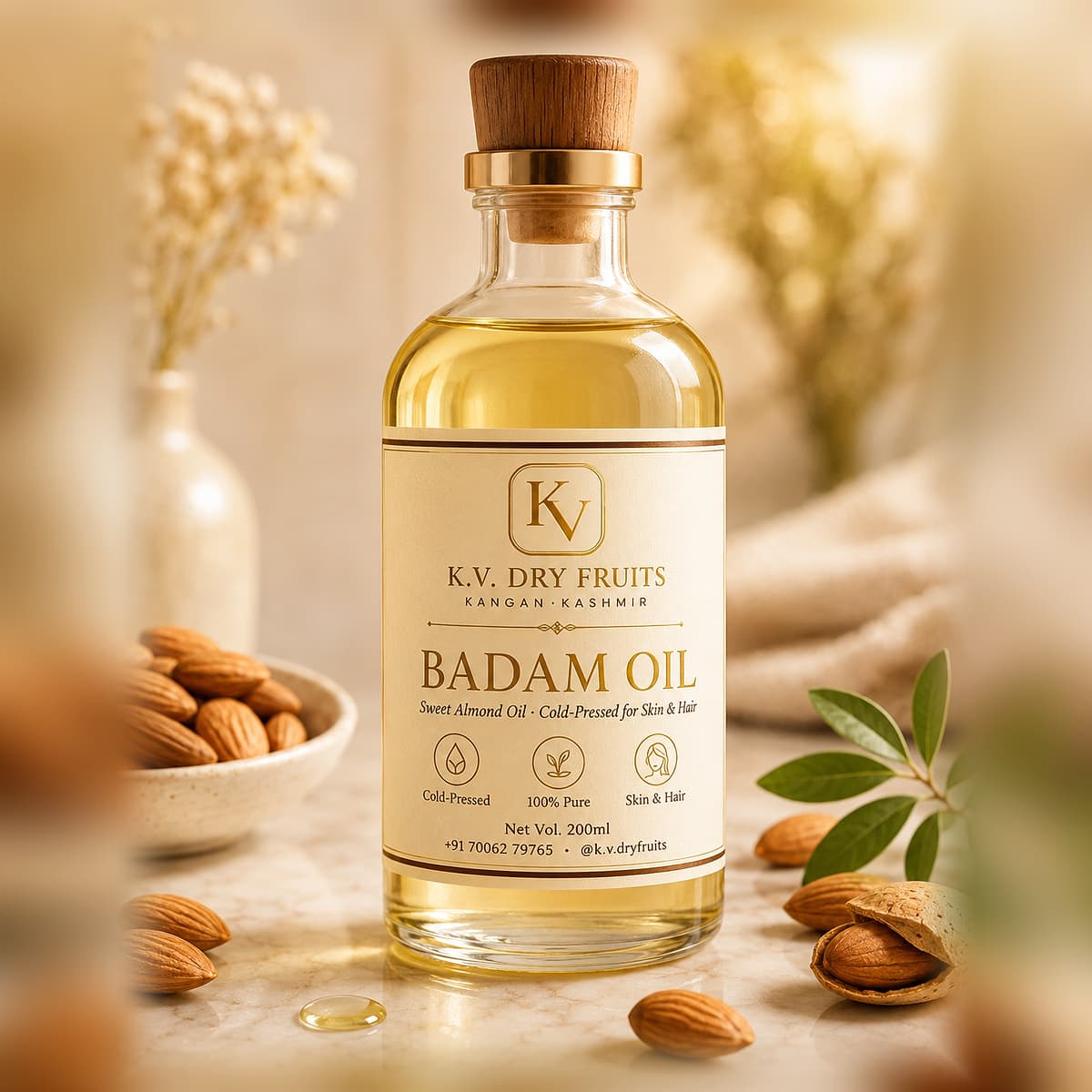 Badam Oil — Badam tel