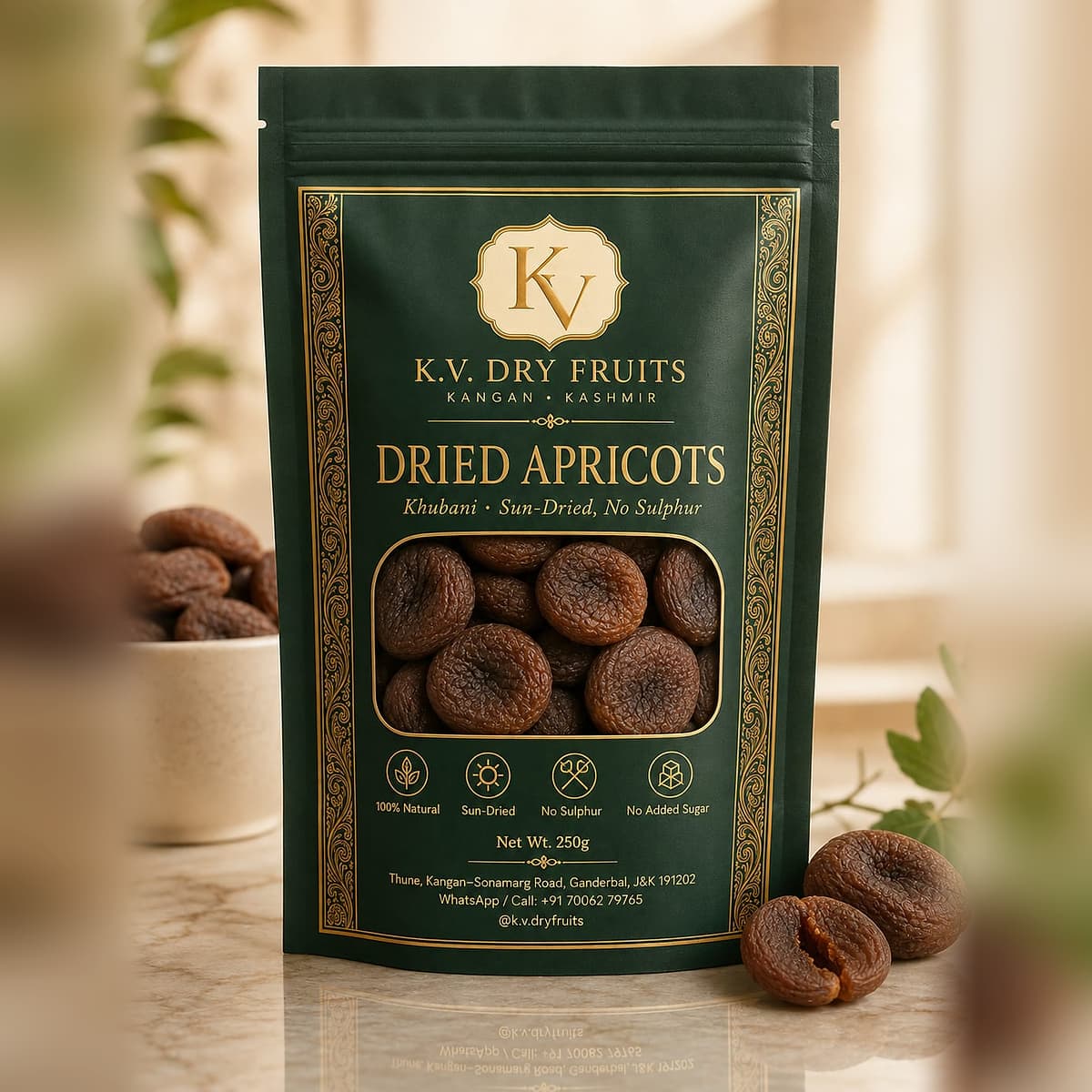 Dried Apricots — Khubani