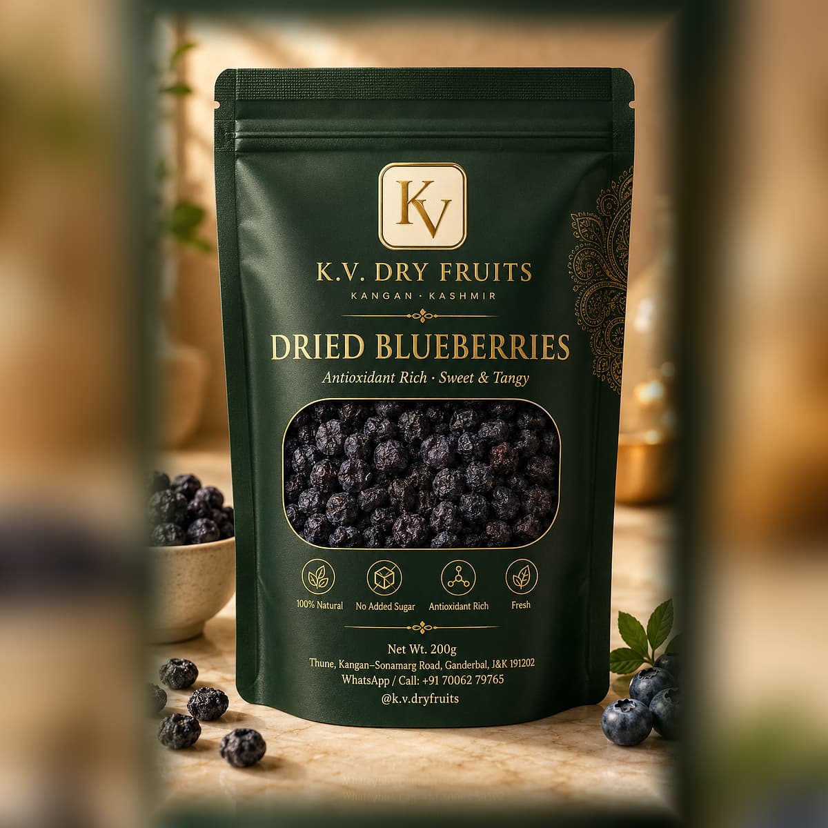Dried Blueberries — Blueberry