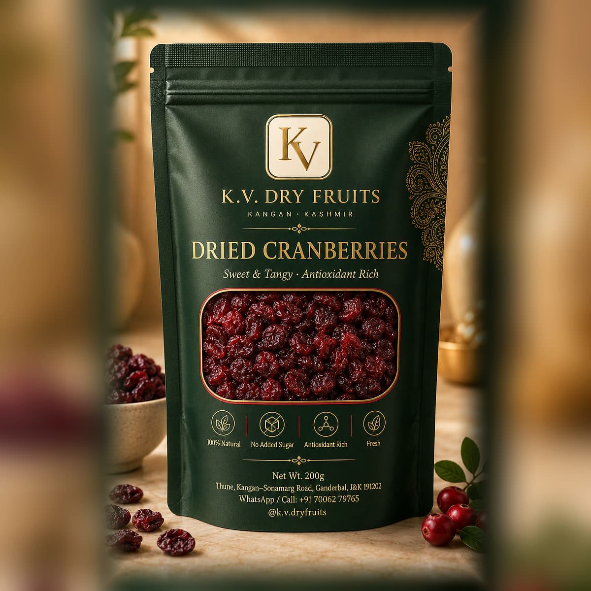 Dried Cranberries — Cranberry