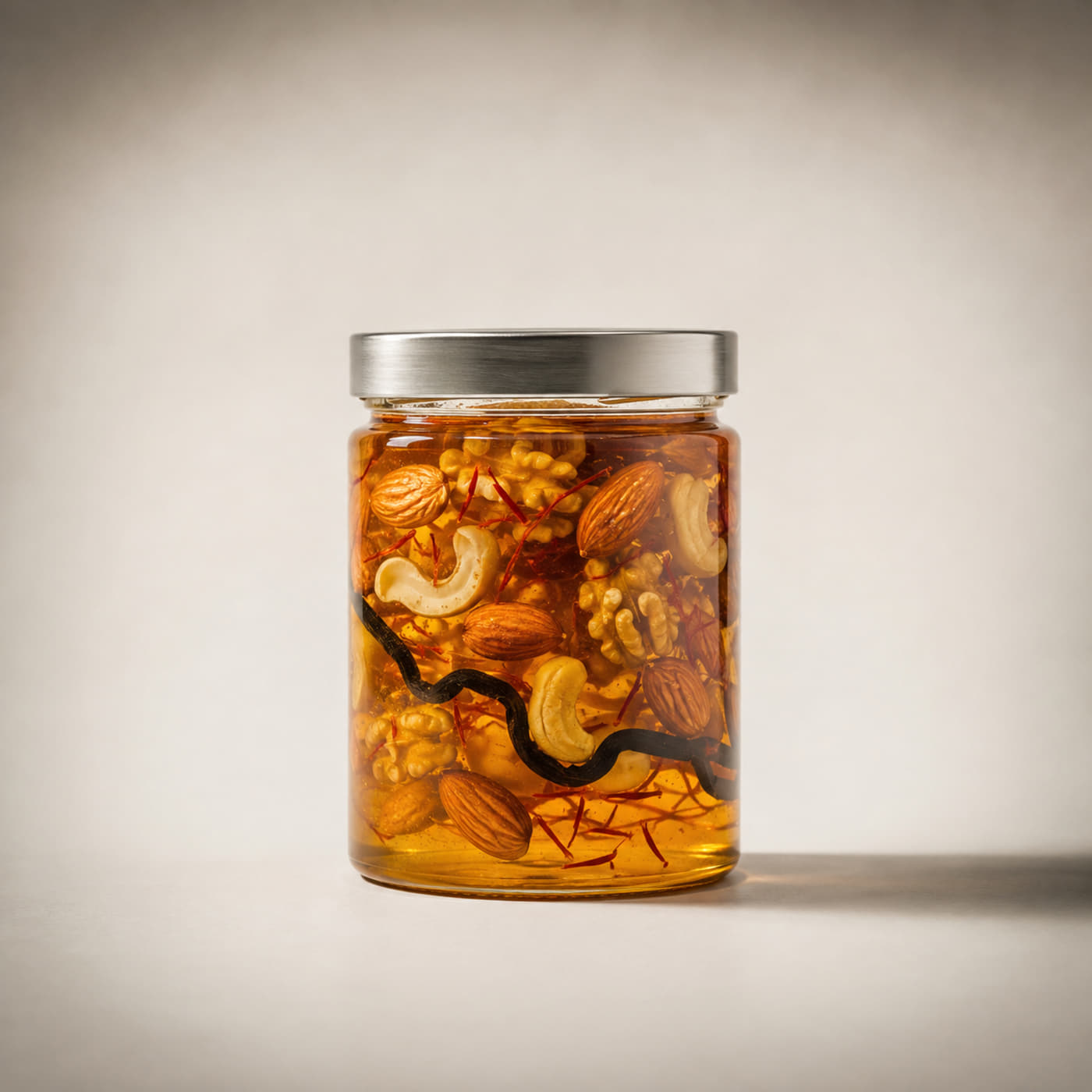 Honey, Nuts & Shilajit — Shahad, mewa aur shilajit
