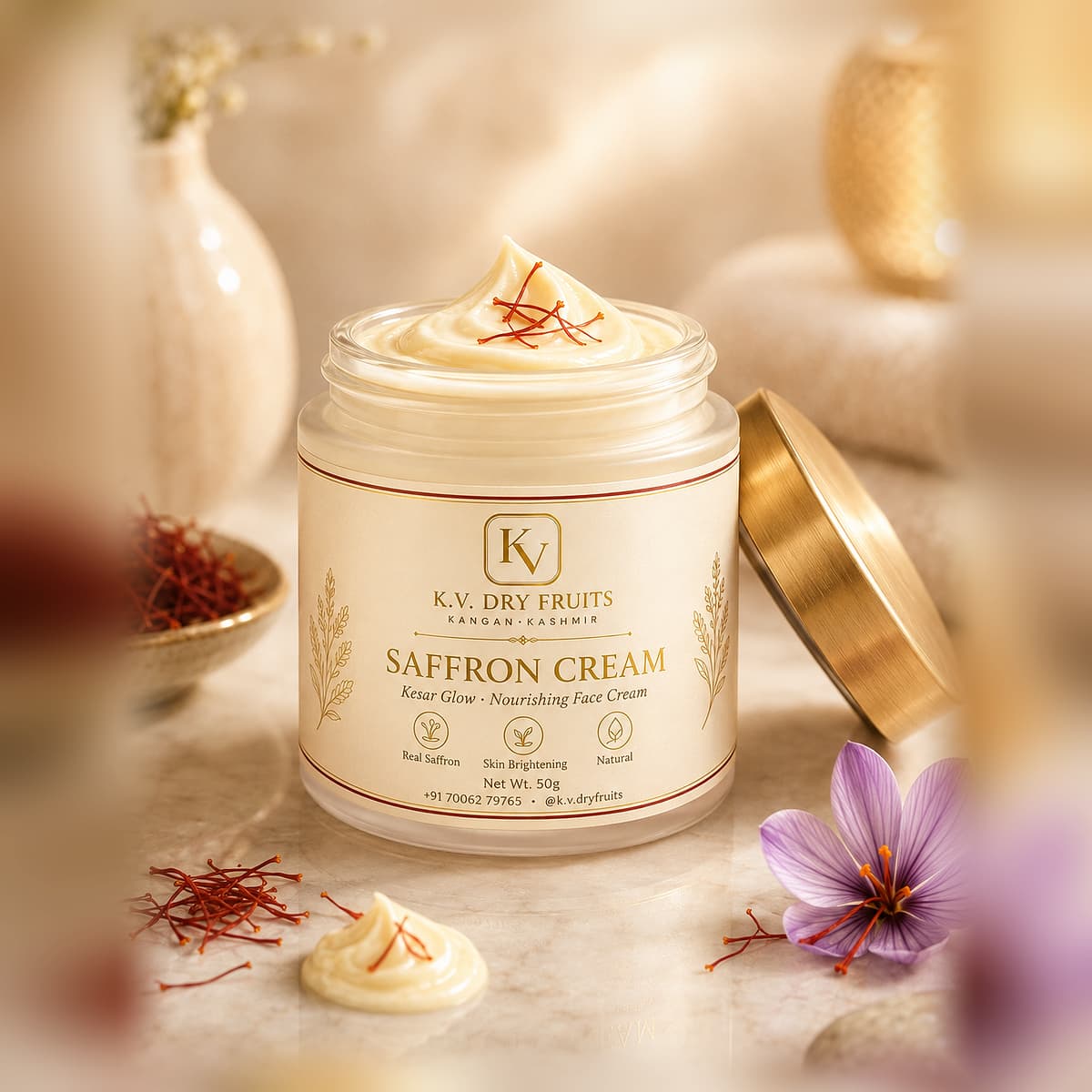 Saffron Cream — Kesar cream