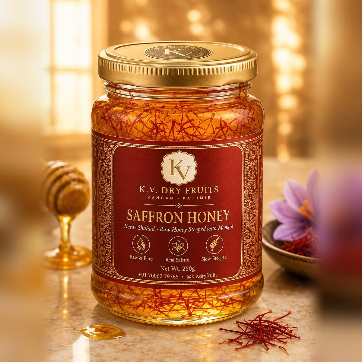 Saffron Honey — Kesar shahad