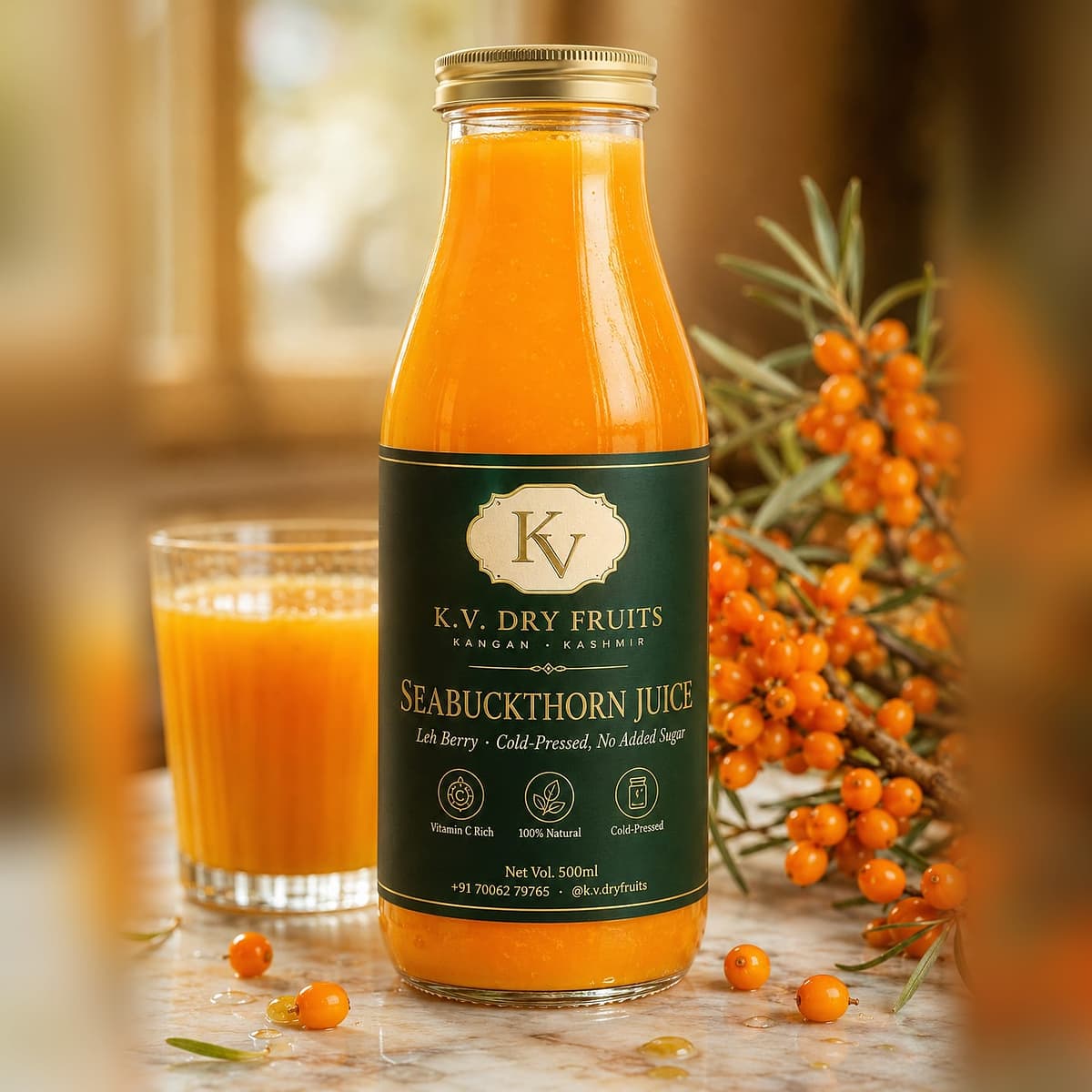 Seabuckthorn Juice — Leh berry ras